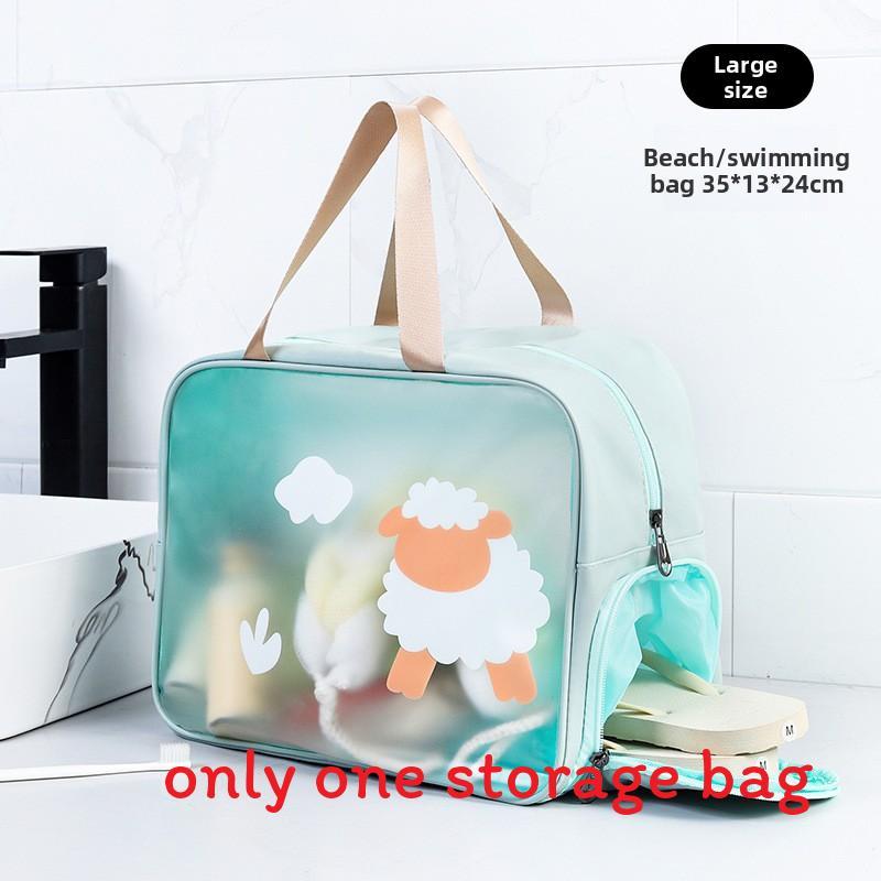 Modern Simple Pvc Cosmetic Organizer With Large Capacity For Home And Travel Use