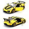 1/32 Scale 911 GT2 RS Diecast Car Model Toy, Pull Back Toy Vehicle with Sound and Light for Kids Toddler Boys Girls Gift Collection