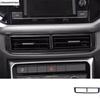 Central Control Middle Air AC Vent Outlet Frame Decoration Trim Cover Accessories For Volkswagen VW T-cross Tcross 2018 -