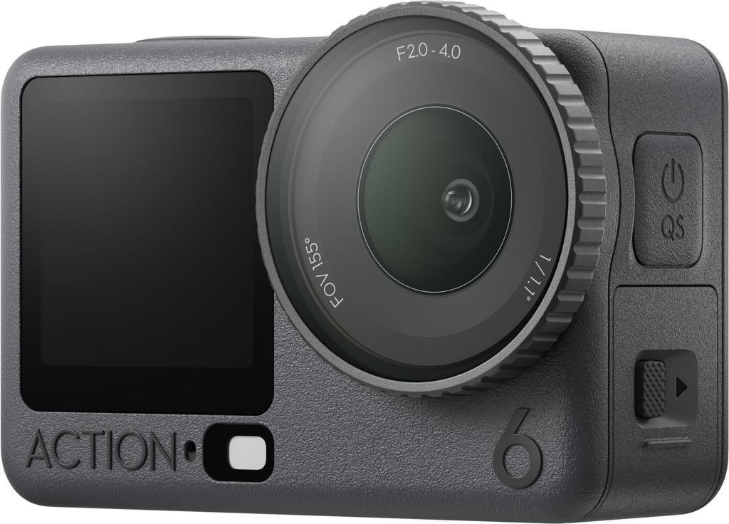 Caméra sport - DJI - Osmo Action 6 Adventure Combo - Capteur 1/1,1" - Autonomie 4 h - Stockage 50 Go - Étanche - Accessoires inclus