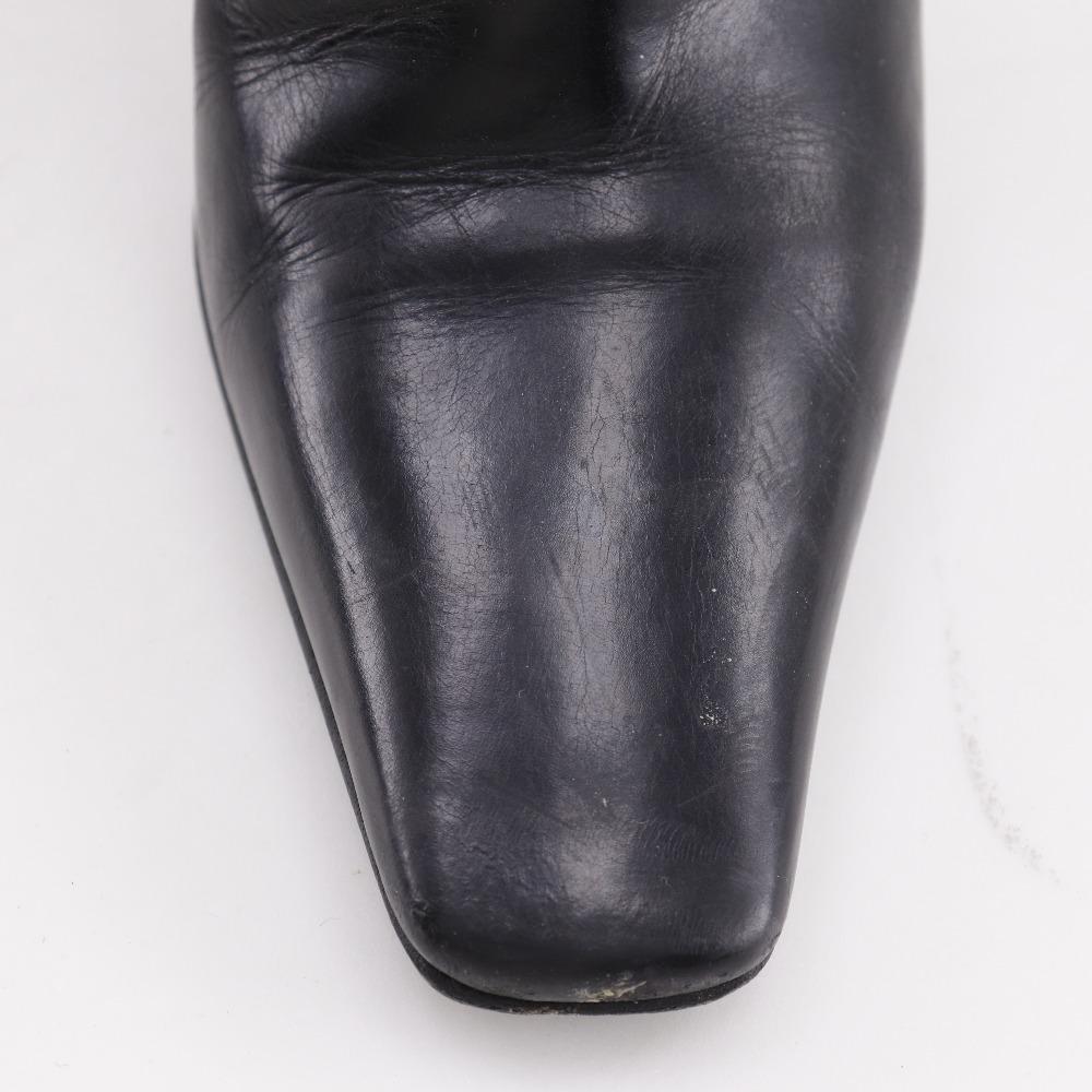 CHANEL boots leather Women Used