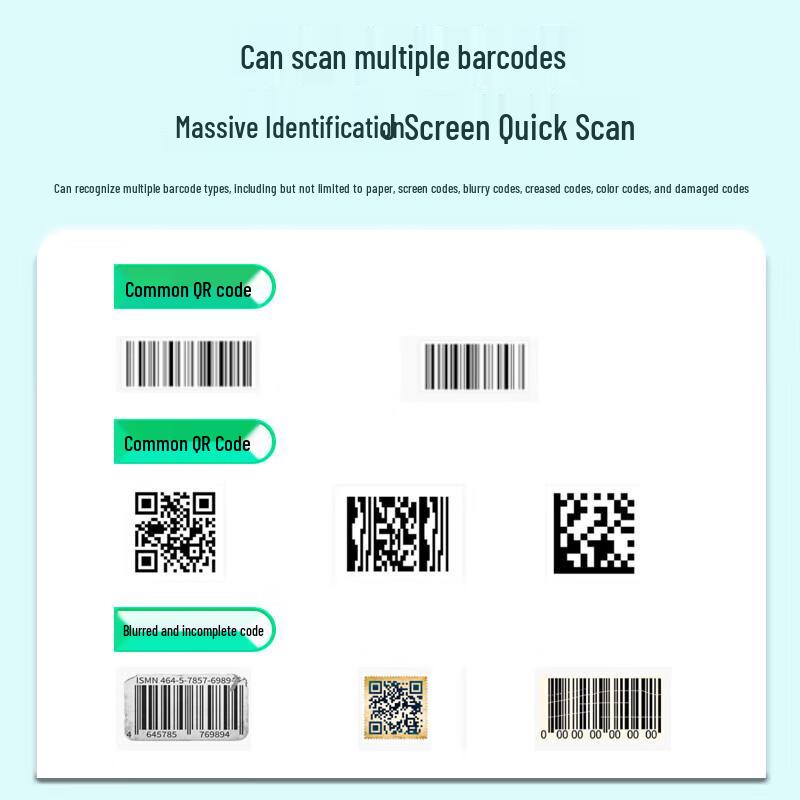Comet TE500 Wired 1D 2D Barcode Scanner
