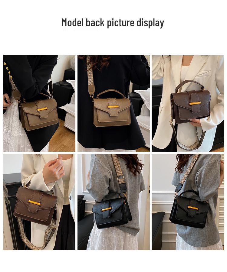 Trendy Women's Crossbody Bag with Versatile Double/Single-Shoulder Strap
