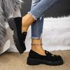 Fashion Women Casual Shoes Autumn Fashion Chunky Heels Loafers Platform Round Toe Slip on Sneakers Women Outdoor Elegant Shoes for Women