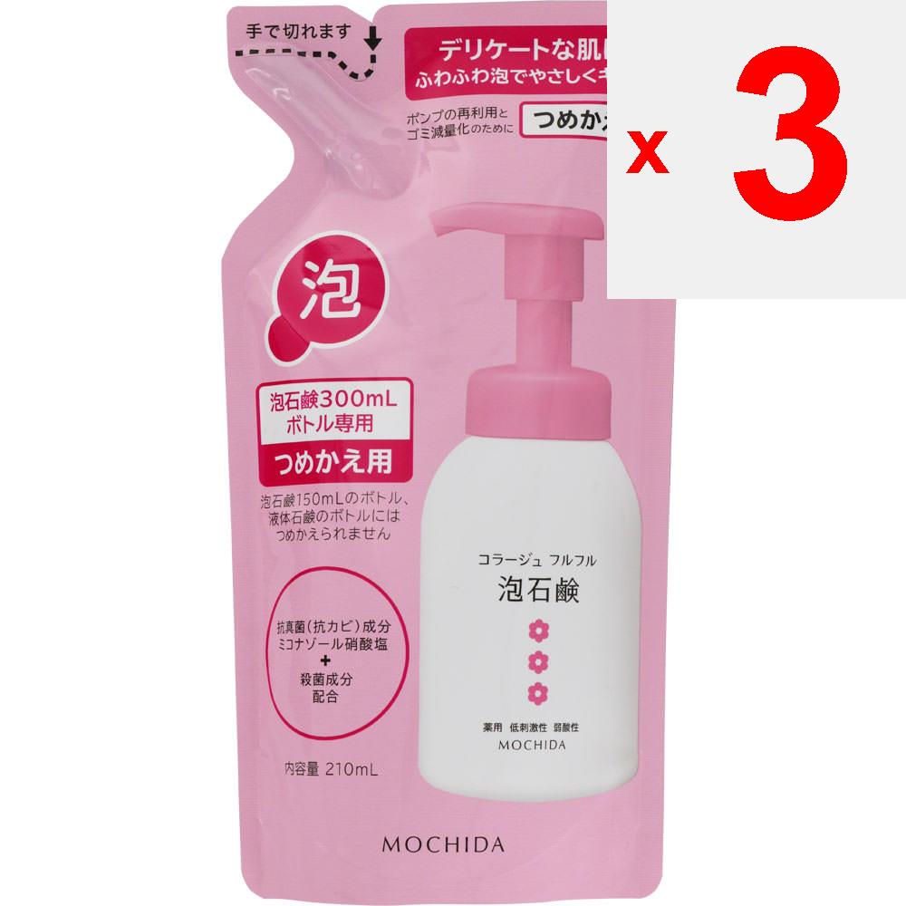 Mochida Collage Fleur Fleur Bubble Soap Pink (Refill) 210ml (Quasi-drug) Delicate Zone Cleaner Cleaning Products Apply an Appropriate Amount To Hands
