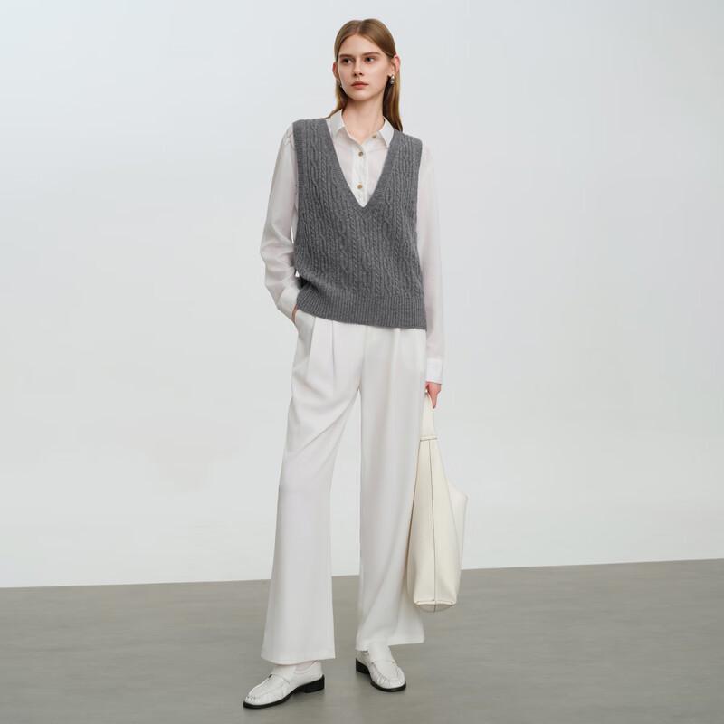 Elva' Island V-Neck Knit Fashion Vest