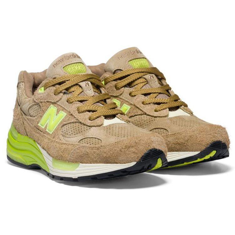 Concepts x New Balance 992 Made in USA Low Hanging Fruit Sneakers Unisex Marrone Verde M992CT