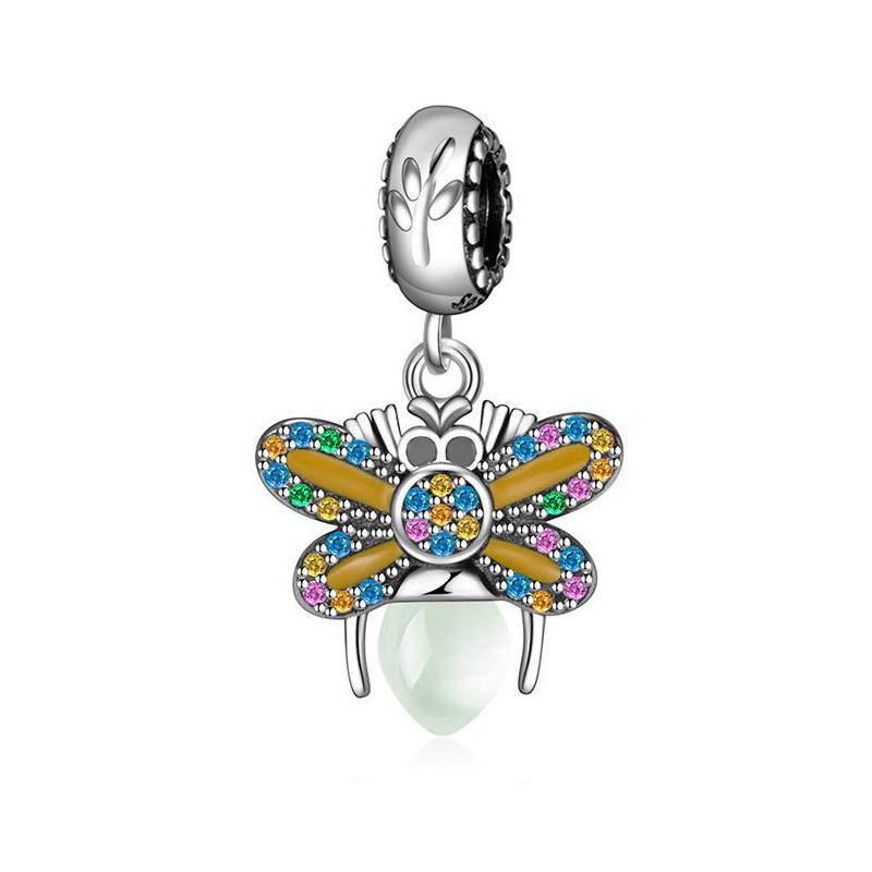 New Copper Rainbow Cat Spider Lion Night Light Seahorse Talisman Beads Fit For Original Bracelets Diy Womans Fine Jewelry