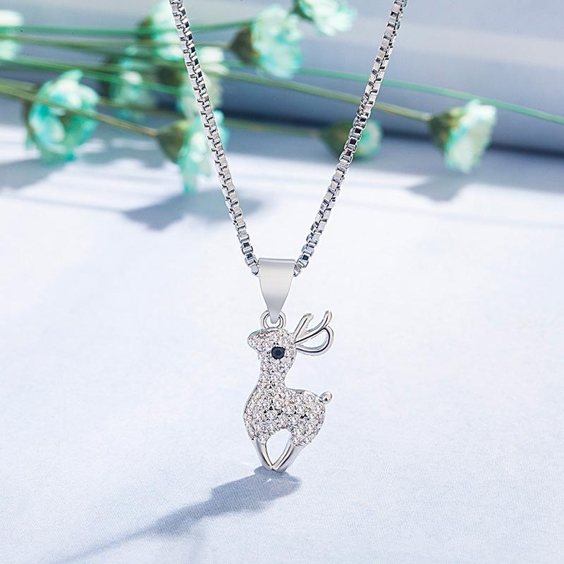 

925 Silver Necklace Pendant Dolphin High Quality Chain For Women Luxury Fashion Wedding Engagement Jewelry Party Gifts