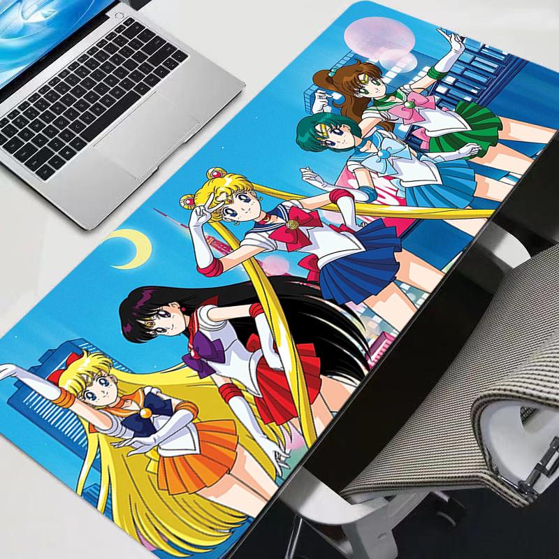 Mouse Pad Sailor Moon Anime Durable Larger Xxl Speed Mini Pc Computer Keyboard Desk Mat Gaming Accessories Mousepad