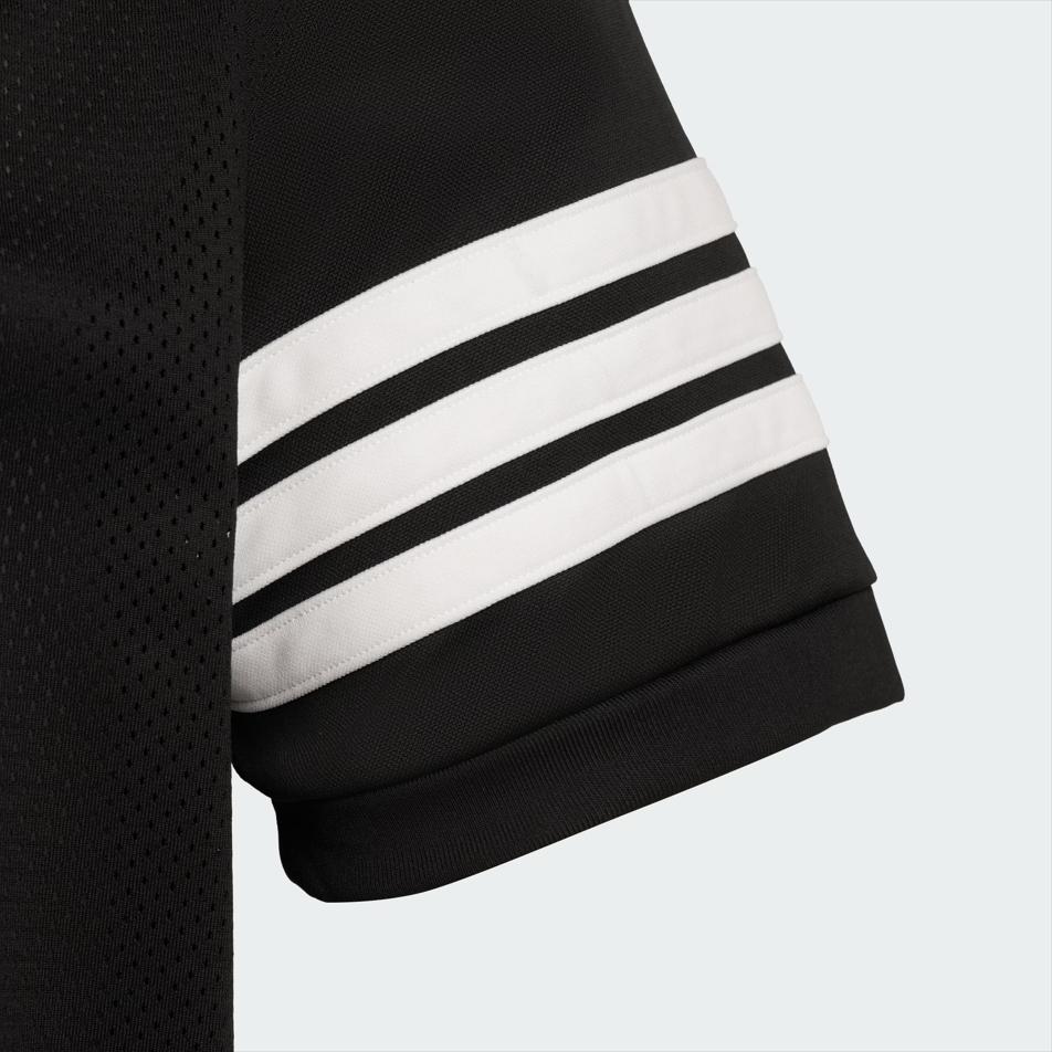 adidas Icon Branded Jersey Classic Loose Fit Short Sleeve Rugby Shirt Men Tops JX9626