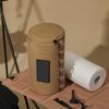 Bolsas para Papel Higiénico Bolsa de Almacenamiento de Papel Textura de Lona Impermeable y Anillas en D Multiusos Accesorios Adecuadas para Acampar