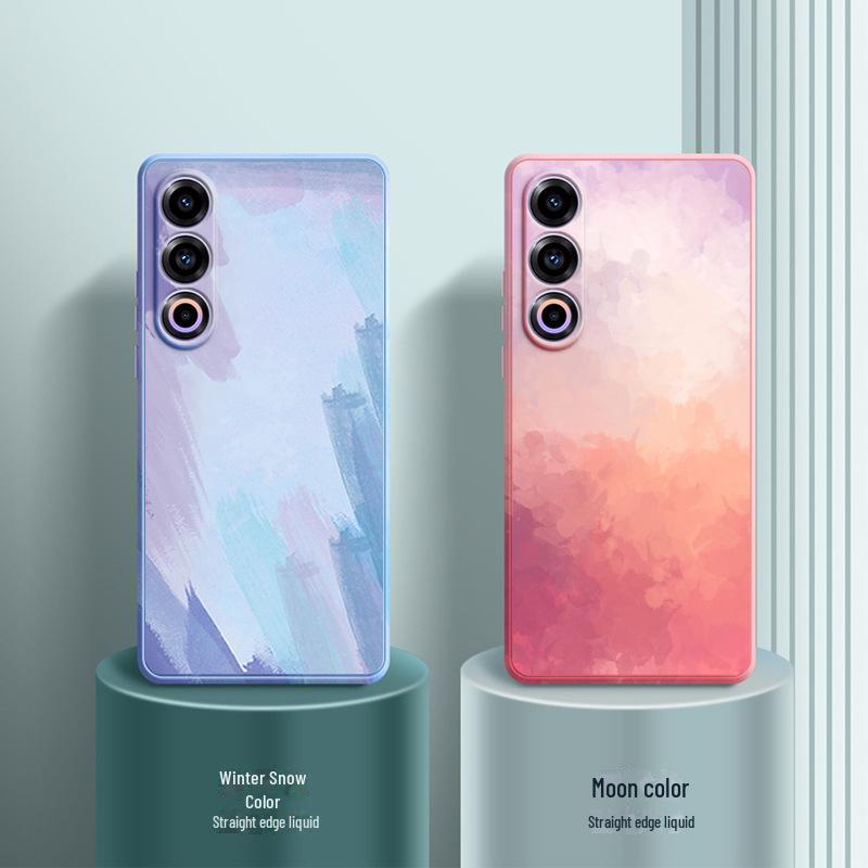 Flüssigsilikon-Schutzhülle gegen Fallen und Fingerabdrücke für Meizu 21/20Pro/18S/17