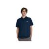 Li Ning Logo Embroidered Quick-Dry Casual Sports Polo Shirt Men Tops Navy-Blue APLT139-3