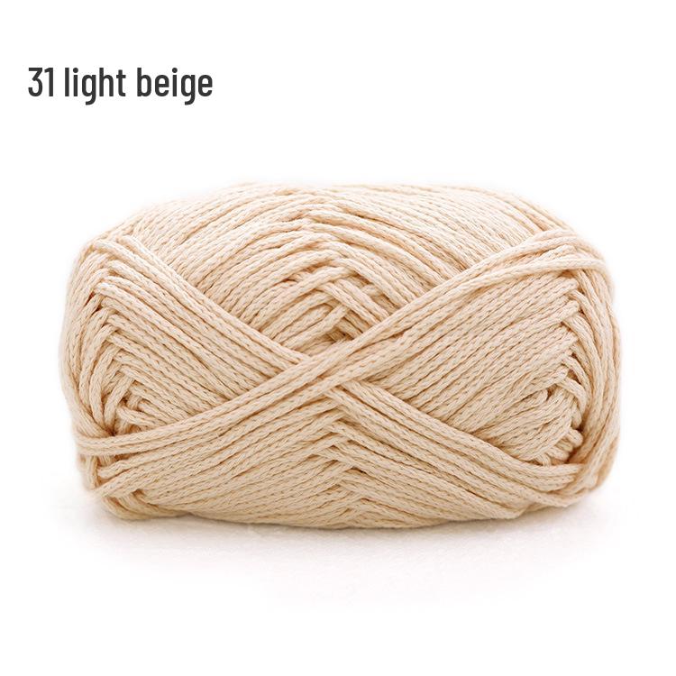 Xue Feier Suxin 2mm Round Hollow Pure Cotton Crochet Yarn for DIY Knitting