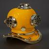 Yellow US Navy Mark V Deep Sea Divers Diving Helmet Set  Nautical Decor