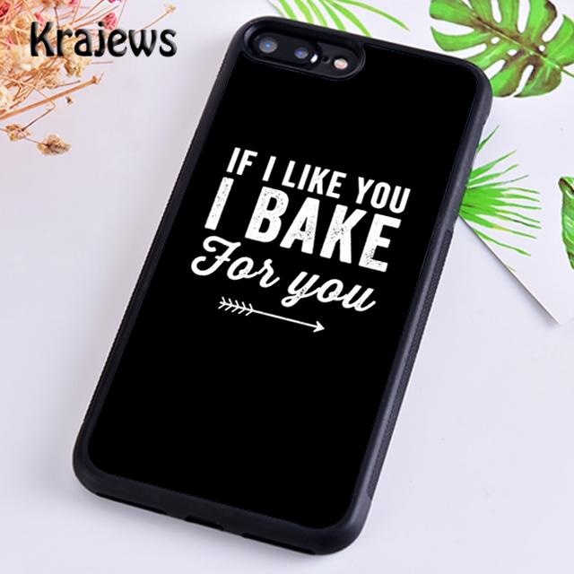 

Чехол для телефона Krajews Baking делает меня счастливым для iPhone 14 5 6s 7 8 plus X XR XS 11 12 13 pro max Samsung Galaxy S21 S22 ultra iPhone 6plus
