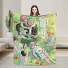 Alien Stage Anime Blanket Ivan Till Fleece Funny Warm Throw Blankets for Coverlet All Season