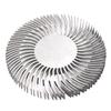 1pc Round Spiral Aluminum Heat Sink Radiator 90*10mm For 10W High Power LED Lamp