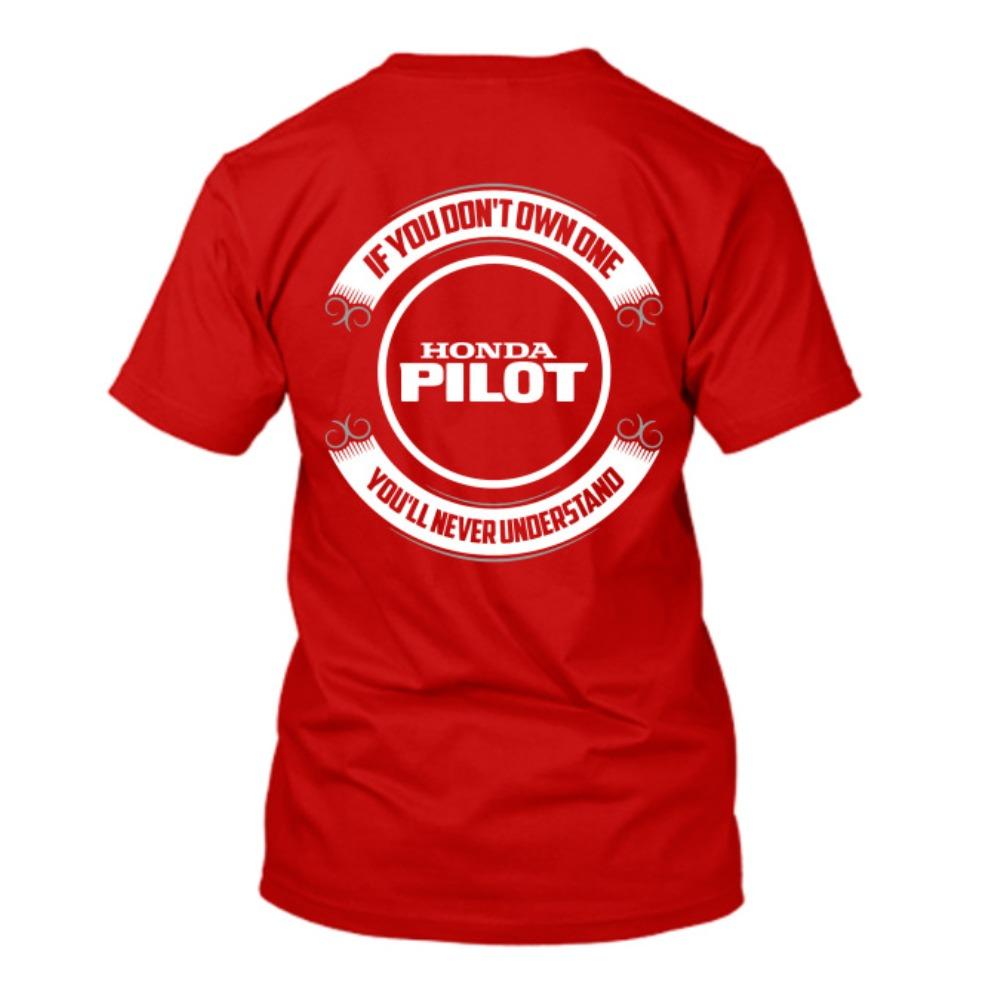 

Honda Mens and Womens Tshirt Honda Pilot Summer Motorcycle Tee Racing Luxury Brand Shortsleeved Spring Cycling Offroad Top S