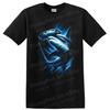 Shark Graphic T Shirt Ocean Life Blue Art Style Tee Fishing Lover Gift