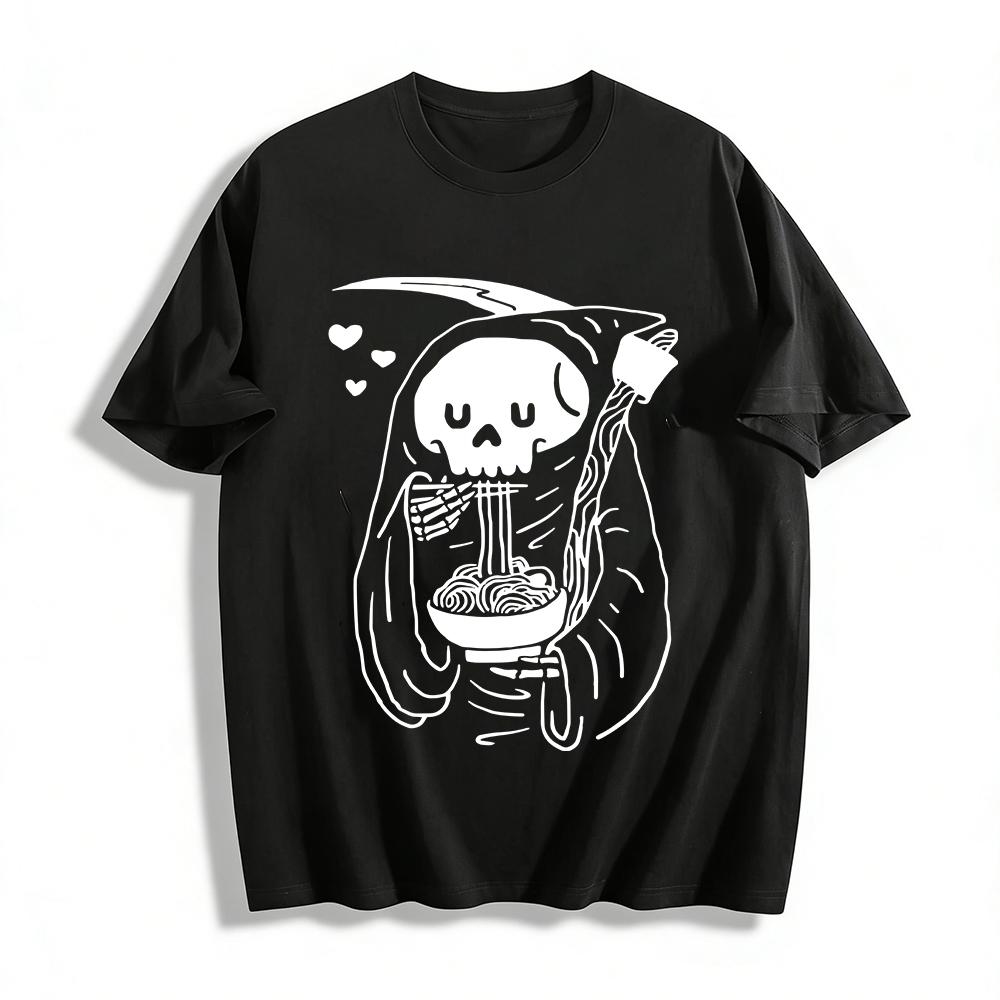 

Solid Color Basic Daily Casual Crew Neck Pullover T-Shirt Pure cotton T-shirt XXS