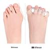 Toe Separator for Bunion Relief & Overlapping Toes with Removable Sponge Plug