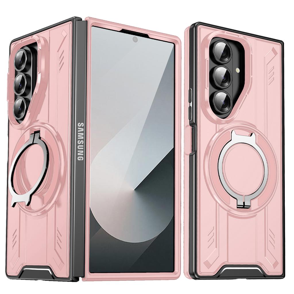 Applicable To Samsung Z FOLD7 Lingsheng Mobile Phone Case Folding Galaxyzfold7 Bracket Anti-drop Protective Case
