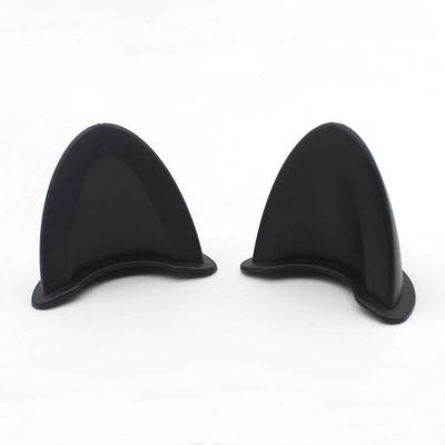 2Pcs ABS Cat Ears Style Helmet Self Adhesive Decoration For Motorcycle Bicycle
