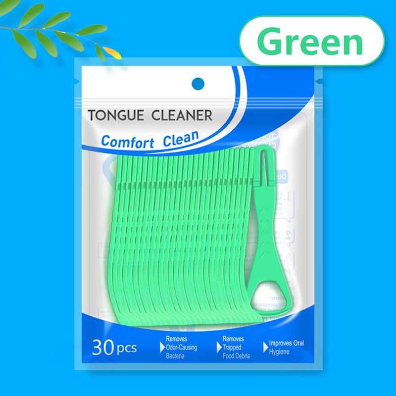 Tongue Scraper For Adult Disposable Tongue Cleaning Tool Plastic Mouth Scraper Travel Convenient Oral Hygiene Care Appliances