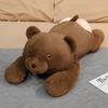 Cute lying animal rabbit teddy bear throw pillow plush toy doll panda doll children soothing rag doll