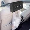 Rectangular PU Leather Car Tissue Easy Installation and Compatible with Sun 1 Piece Box, Use, Visors, Armrests, etc., Black,