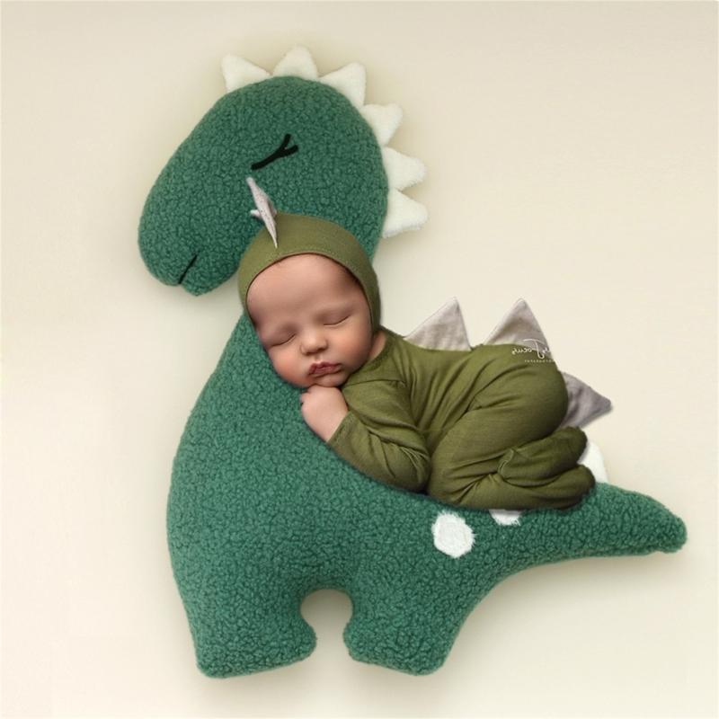 Lovely Newborns Dino Posing Pillow Dinosaur Photo Assistant Pillow Charmings Pillow  for Unforgettable Baby Photography
