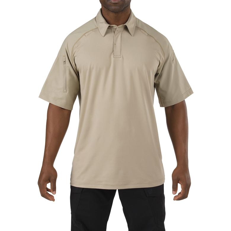 5.11 Tactical Rapid Performance Polo Short Sleeve (Silver Tan)
