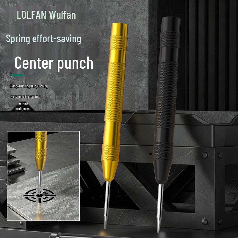 Automatic Steel Center Punch Locator for Woodworking and Drilling