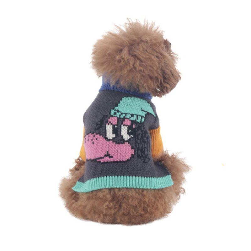 MONCHOUCHOU Beau Beau Rollkragen Dunkelgrau