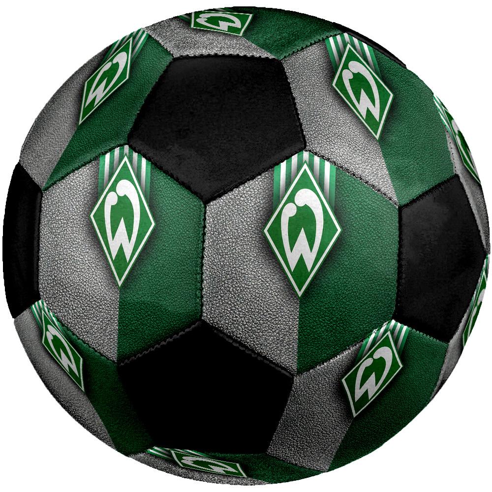 Sportverein Werder Bremen Soccer Ball Colorful All Ages Machine Stitched PVC Competition Ready Durable High-Bounce.SIZE5