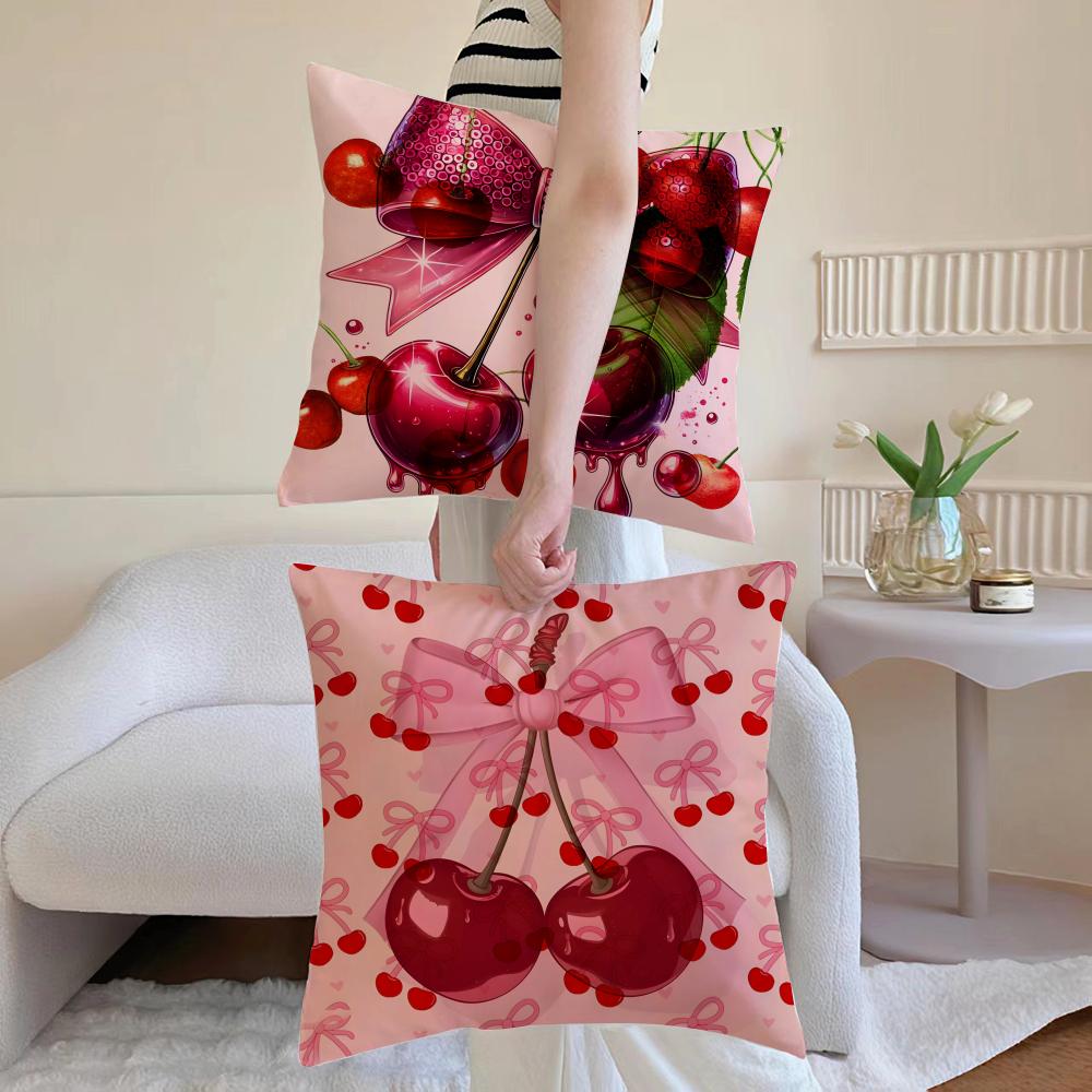 Kirsh Cushion Cover Anti-dustmite Pillowcase Invisible Zipper Silky Short Plush Sofa Cushion Cover