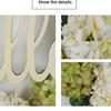 Holiday Hello Simulation Garland Door Decoration Hydrangea Rattan Ring Window Decoration Wall Hanging