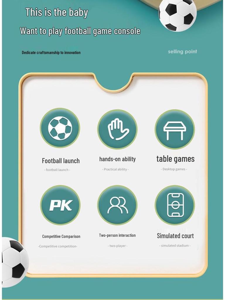 Cross-Border Children's Educational Football Table: Double Competitive Parent-Child Interaction Game