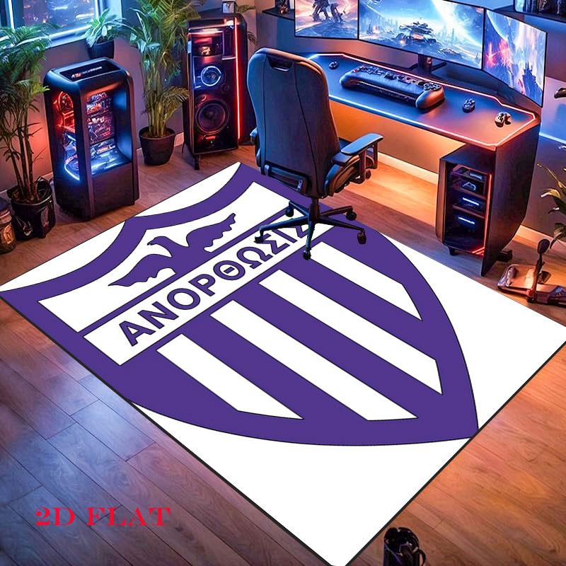 Anorthosis Famagusta FC Carpet Rug for Living Room Bedroom Home Sofa Decoration,Kids play Nonslip Floor Mat