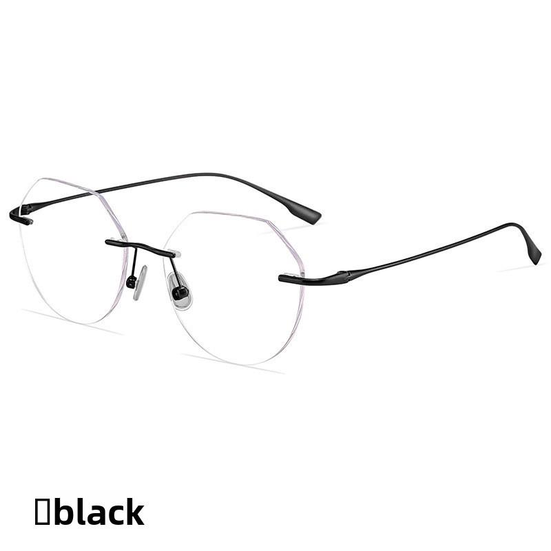 Minimalist Unisex Frameless Glasses With Blue Light Blocking For Office And Daily Use