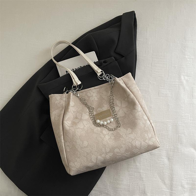 

Bags Women s New Large Capacity Fashion Versatile Shoulder Bag Premium Sense Niche Simple Commuter Tote Bag