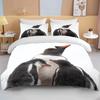 Cute Penguin Bedding 2/3 Piece Set king size double bed bedding set microfiber or polyester duvet cover set kids bedroom bed set