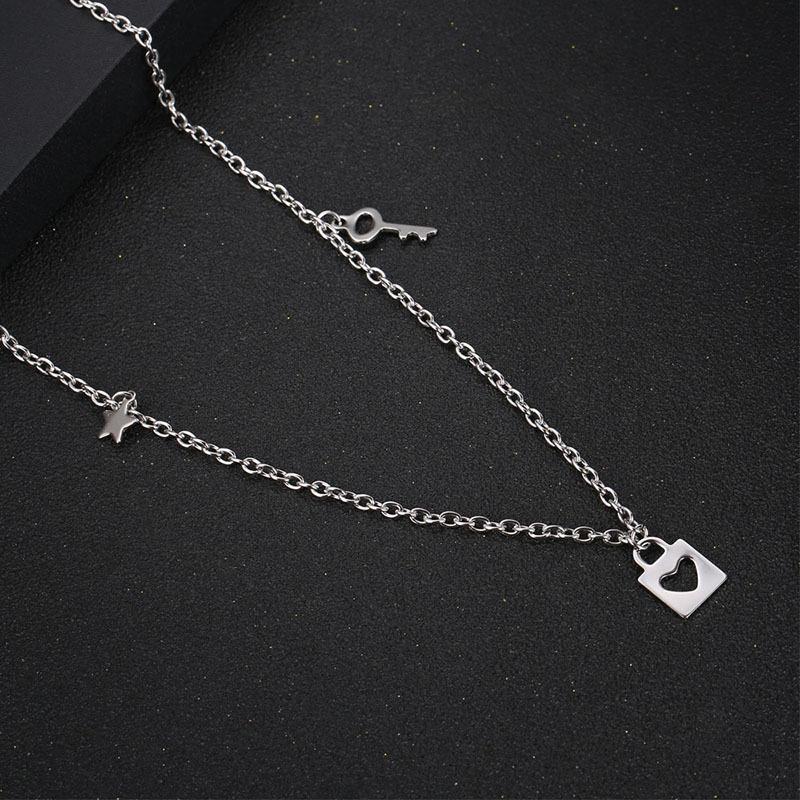 

Подвеска из титановой стали Follow - цепочка-колонна модный живой альбом yl113