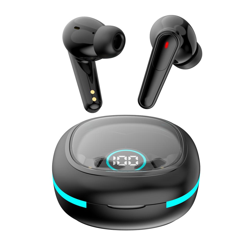 Plus50 ANC+ENC True Wireless Earphones, LED Digital Display, Smart Touch For Android