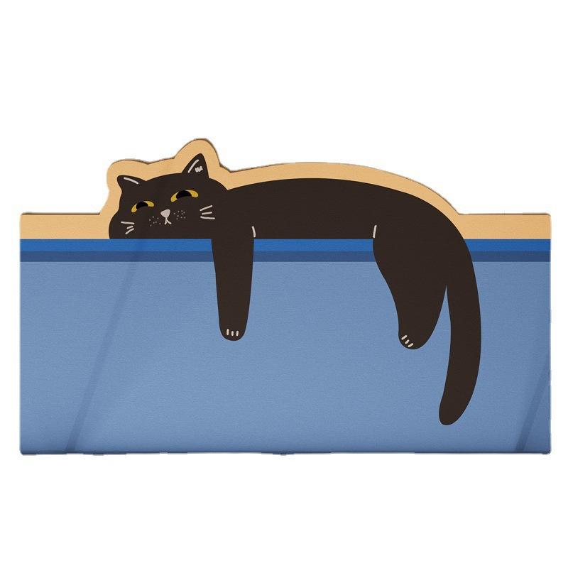 Cartoon Cute Fun Over The Wall Diatom Fine Mud Cushion Bathroom Rug Home Bathroom Mat Non-slip Mat Moisture-wicking Quick Dry Foot Mat