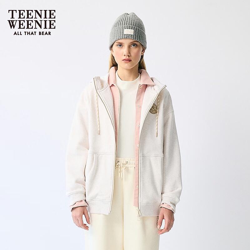 Teenie Weenie Women's Bear Logo Hooded Cardigan