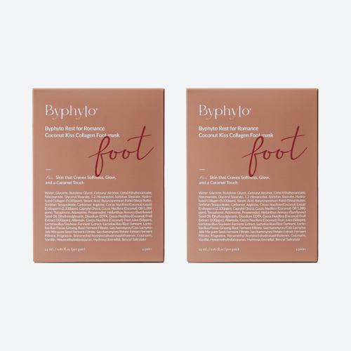 By Phyto Coconut Kiss Collagen Foot Mask 2-Piece Set Foot Mask 2-Piece Set