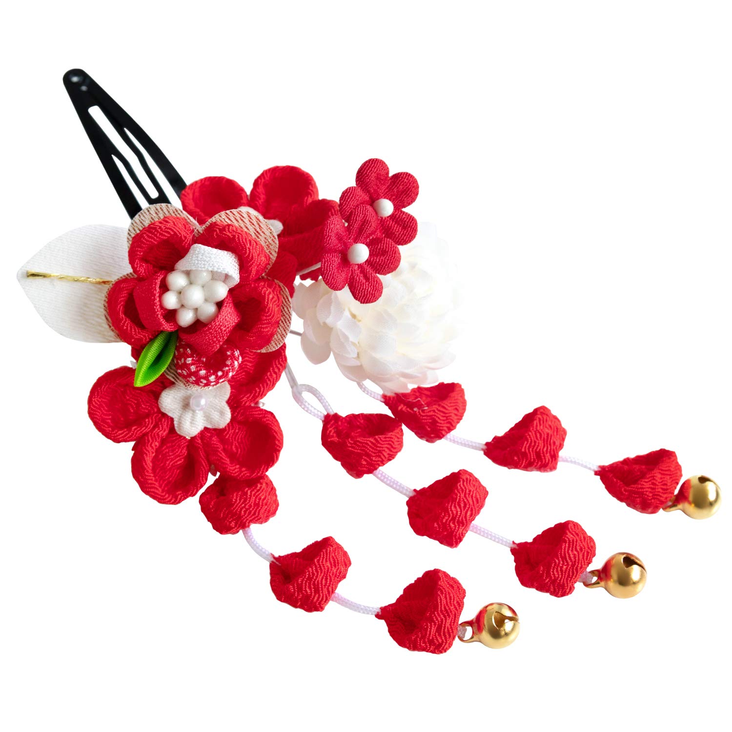 

Hair ornament for flower A Girls [Kyoetsu] Shichi-Go-San, tsumami-zaiku (06)